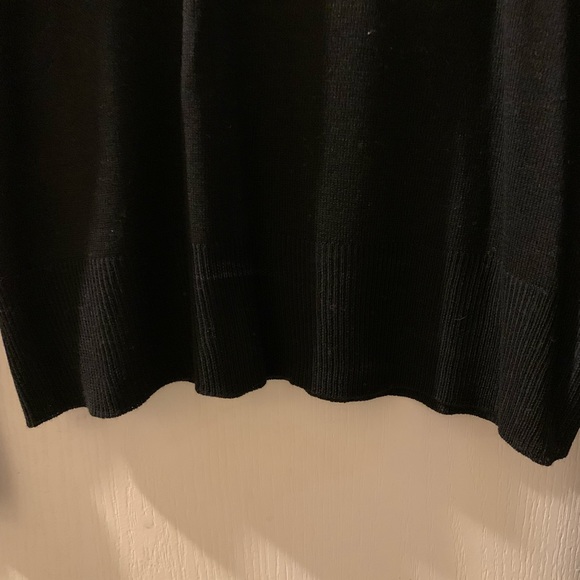 Revamped Semi Sheer Black Sweater - Picture 6 of 8